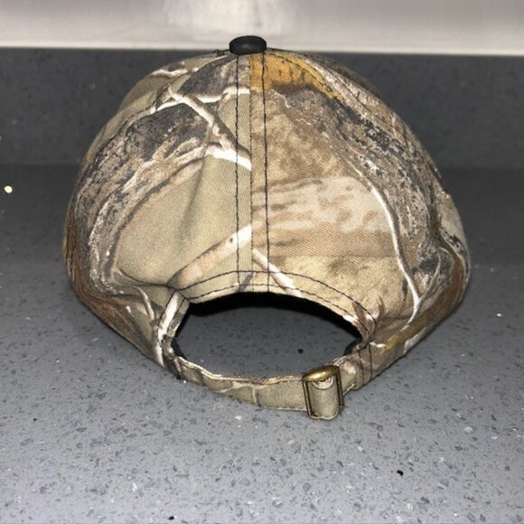 Cap America Mossy Oak Applied Adhesives Strapback Camo Hunter Cap Hat NWOT - Picture 4 of 6